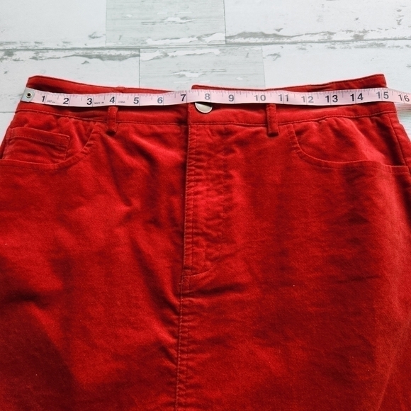 COPPER Key High-Rise Velveteen Mini Skirt Size Large Juniors Size 9 - 11 NWT - Picture 6 of 10